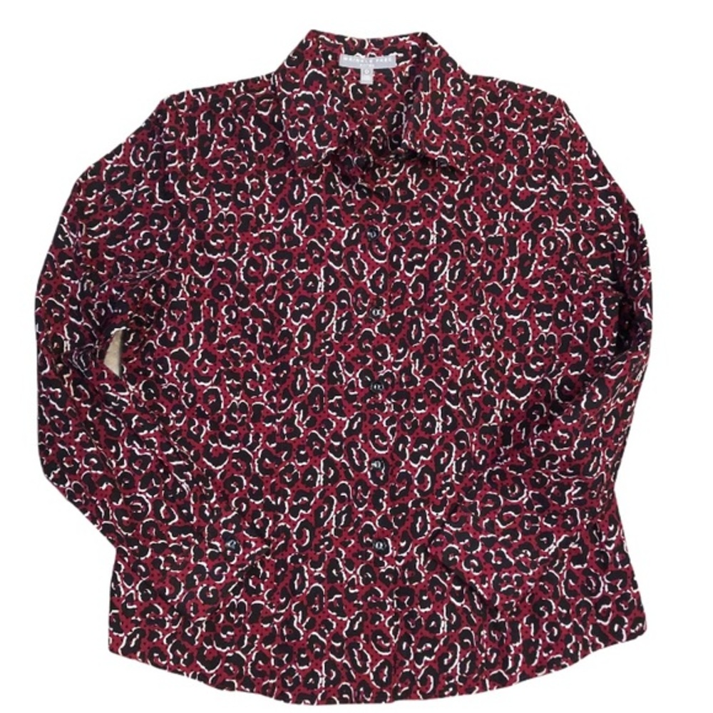 FOXCROFT WRINKLE FREE FITTED BLOUSE 14